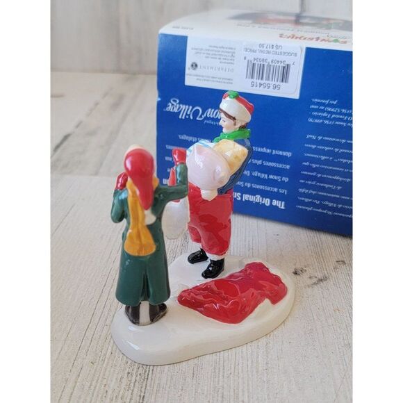 Dept 56 55415 dad's Christmas tradition Snow Village accessory - Picture 3 of 6